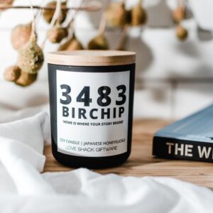 Birchip 3483 Post Code Candle - Love Shack Giftware