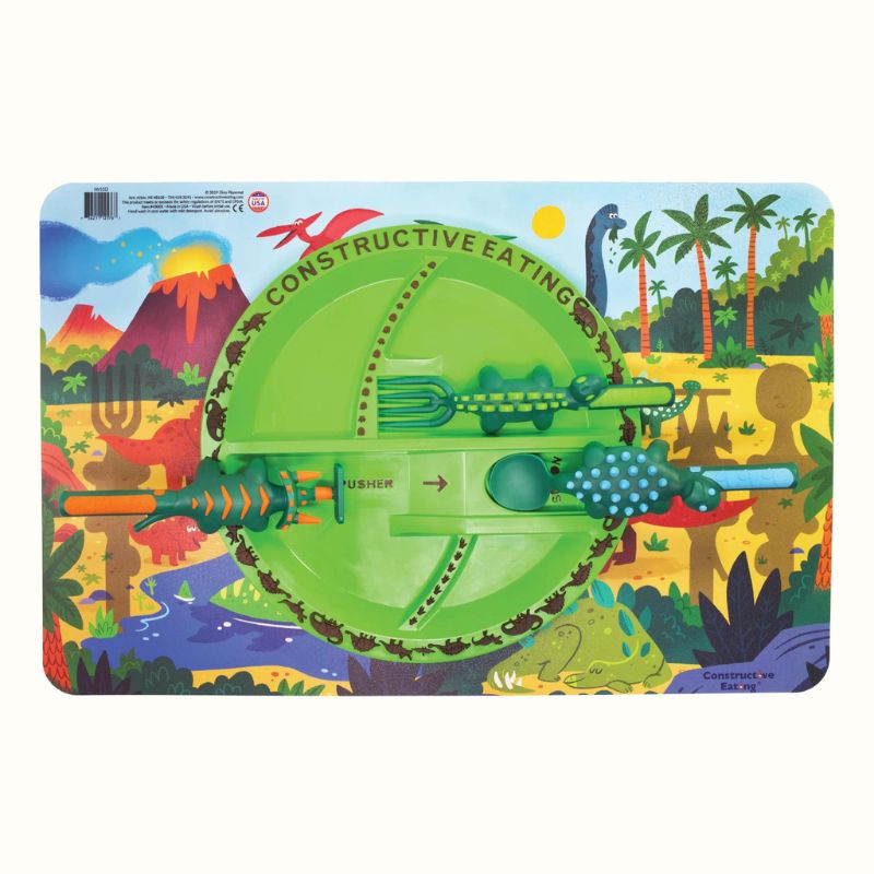 Constructive Eating - Dino Placemat - Love Shack Giftware