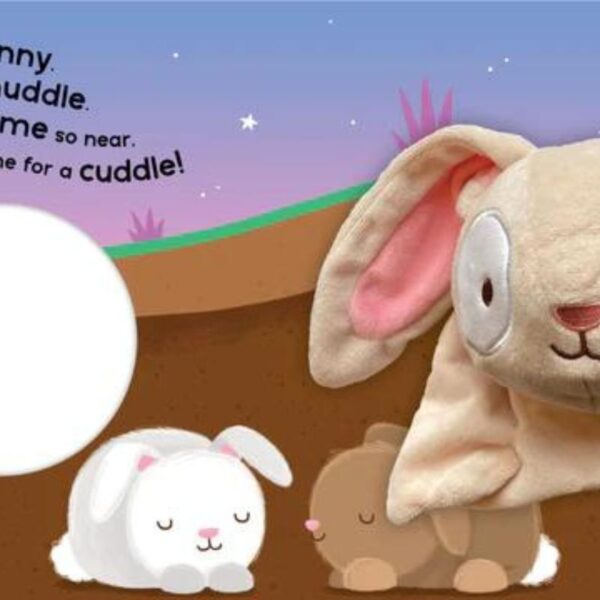 Hand Puppet Book - Cuddle Time Bunny - Love Shack Giftware