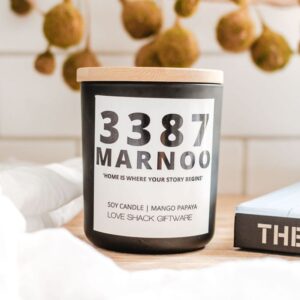 Marnoo 3387 Post Code Candle - Love Shack Giftware