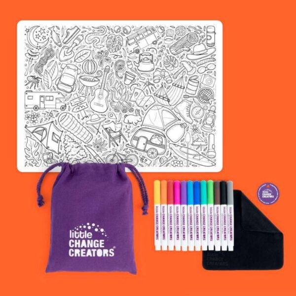 OUTBACK Re-FUN-able™ Colouring Set 3 - Love Shack Giftware