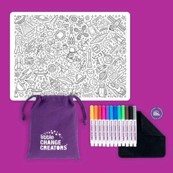 OUTER SPACE Re-FUN-able™ Colouring Set 1 - Love Shack Giftware