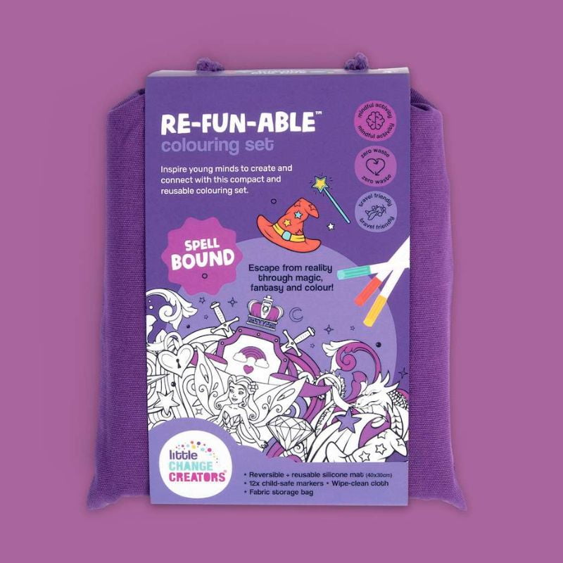 SPELLBOUND Re-FUN-able™ Colouring Set 2 - Love Shack Giftware