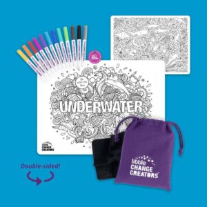 UNDERWATER Re-FUN-able™ Colouring Set 1 - Love Shack Giftware
