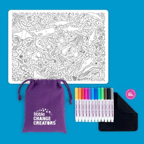 UNDERWATER Re-FUN-able™ Colouring Set 3 - Love Shack Giftware