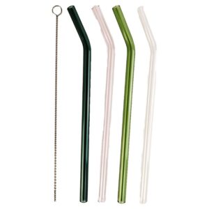 Bebe Glass Straws Colourful 20cm S4 - Love Shack Giftware