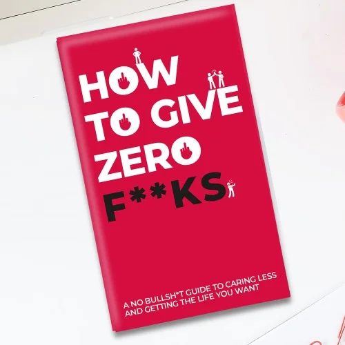 How to Give Zero Fucks Cards - Love Shack Giftware