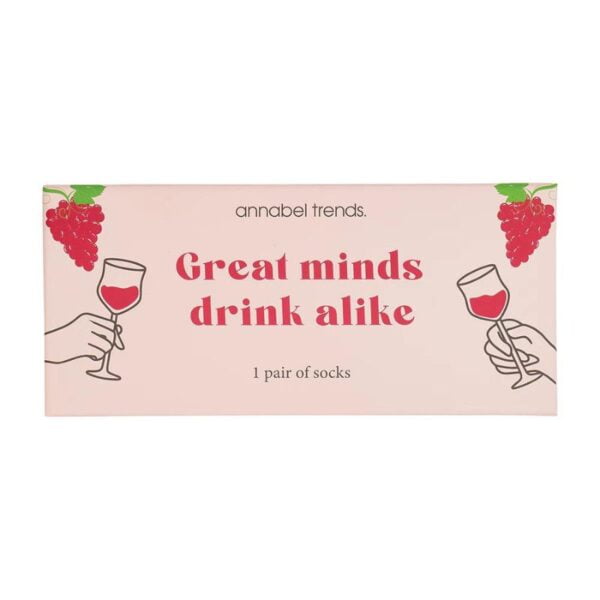Boxed Socks - Great Minds Drink Alike - Love Shack Giftware (3)
