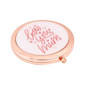 Mothers Day Compact Mirrors Love You Mum - Love Shack Giftware