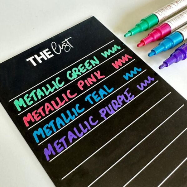 Organising Life Beauitfully - Metallic Liquid Chalk Markers - Love Shack Giftware