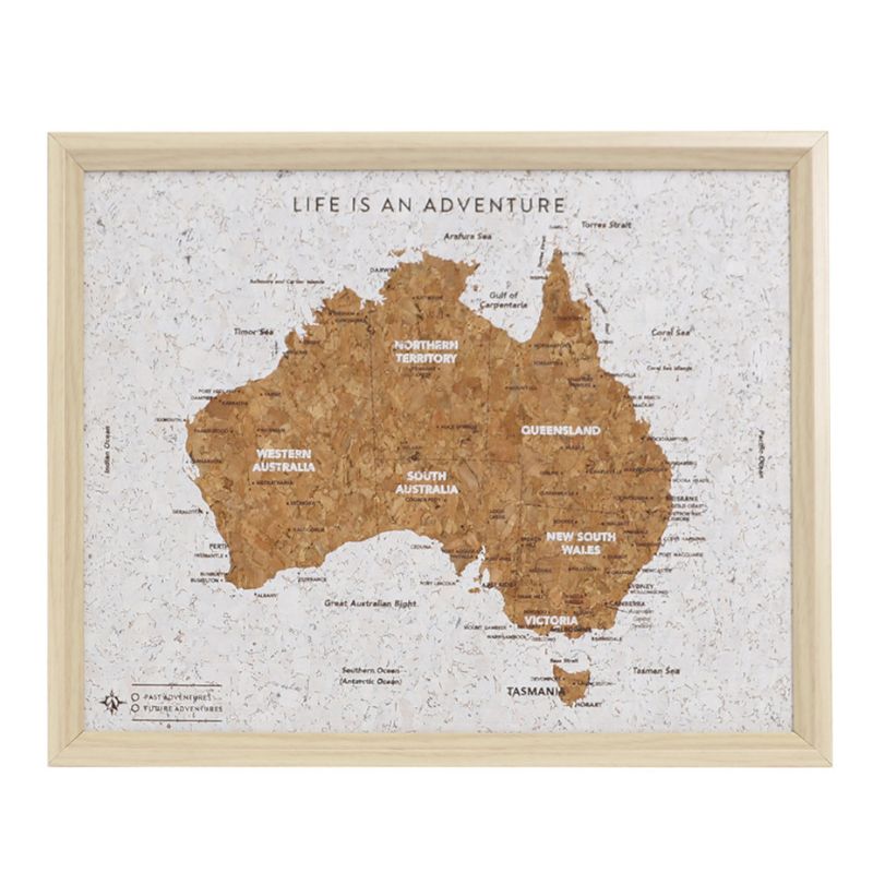 Travel Board Australia Map Desk - Love Shack Giftware (1)