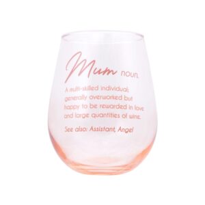 Splosh Mother’s Day – Stemless Wine Glass - Love Shack Giftware
