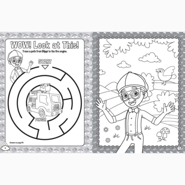 Blippi - Mega Colouring Book - Love Shack Giftware