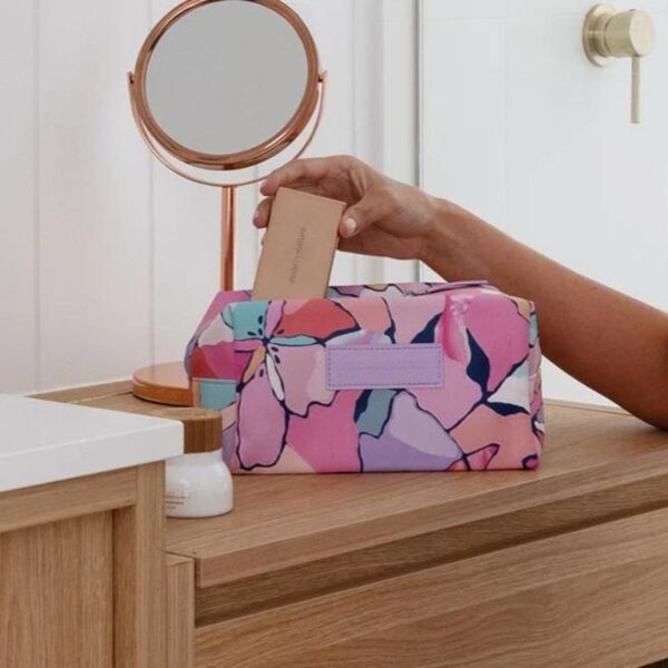 MINDFUL MARLO BOX MAKEUP BAG - WILLOW - LOVE SHACK GIFTWARE