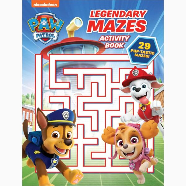 Paw Patrol - Activity Book - Legendary Mazes - Love Shack Giftware