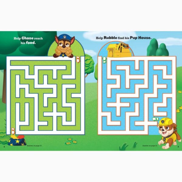 Paw Patrol - Activity Book - Legendary Mazes - Love Shack Giftware