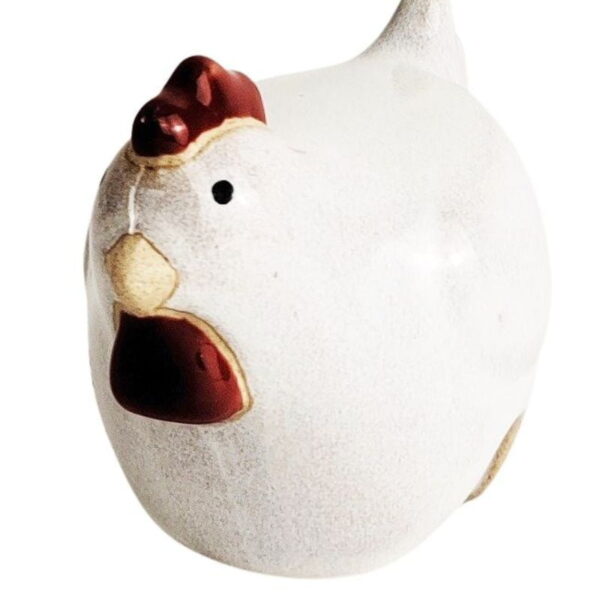 White Chicken Pot Hanger - Love Shack Giftware