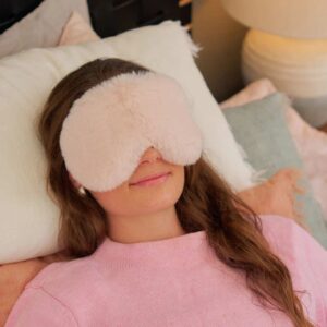 Annabel Trends Eye Mask – Cosy Luxe – Pink - Love Shack Giftware