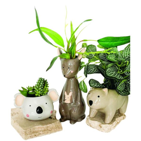 Australiana Animal Planters - Love Shack Giftware