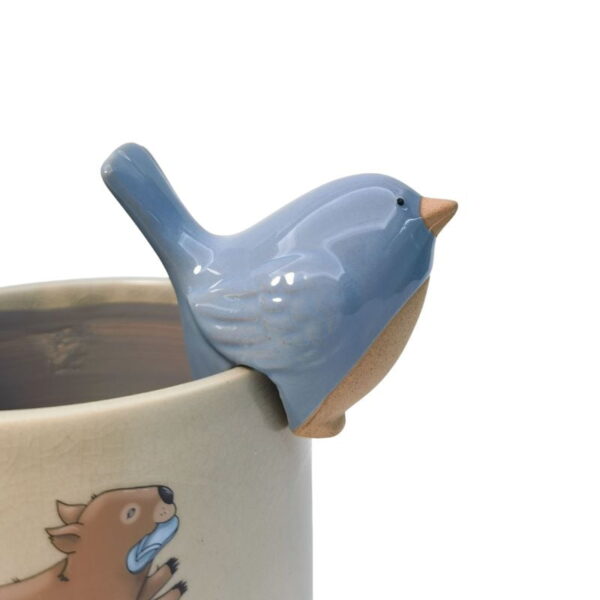 Bird Pot Hanger Blue 8cm - Love Shack Giftware