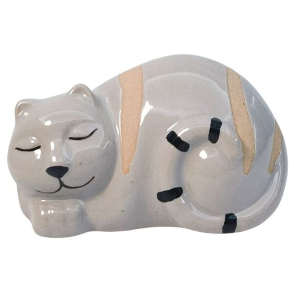 Cat Pot Hanger Bisque 5cm - Love Shack Giftware (1)