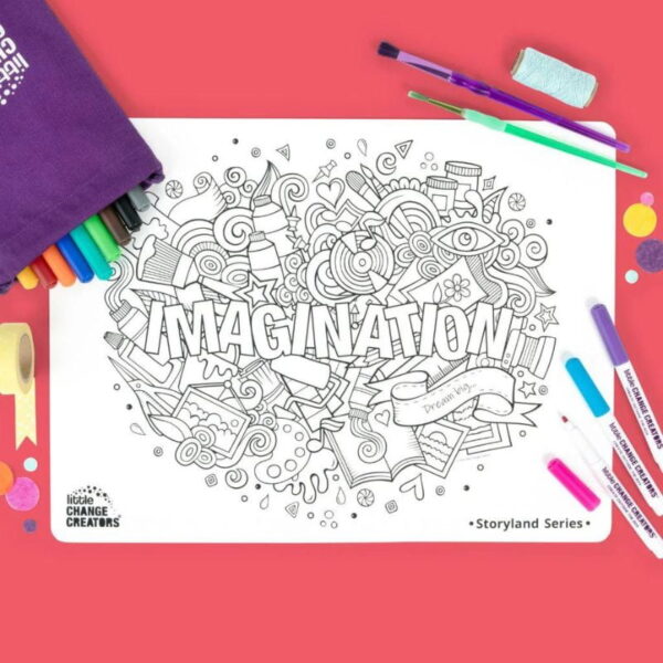 IMAGINATION Re-FUN-able™ Colour + Draw Set - Love Shack Giftware