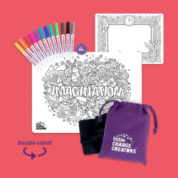 IMAGINATION Re-FUN-able™ Colour + Draw Set - Love Shack Giftware