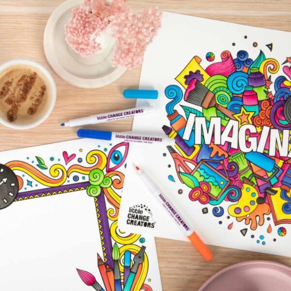 IMAGINATION Re-FUN-able™ Colour + Draw Set - Love Shack Giftware