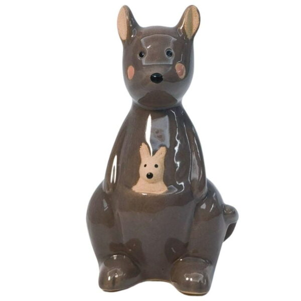 Kangaroo Pot Hanger Grey 10cm - Love Shack Giftware (1)