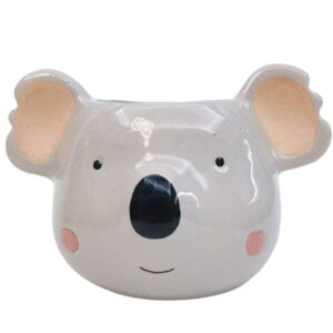 Koala Head Planter Grey 14cm - Love Shack Giftware