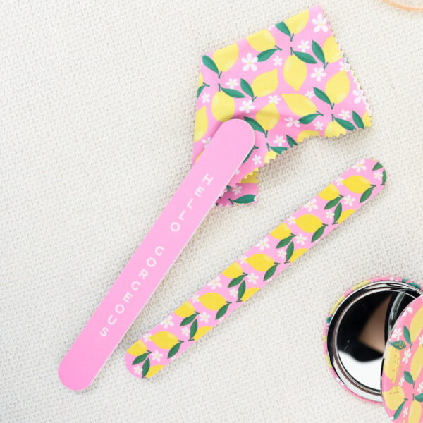 Splosh Handbag Accessories Lemon Nail File Set of 2 (3) - Love Shack Giftware