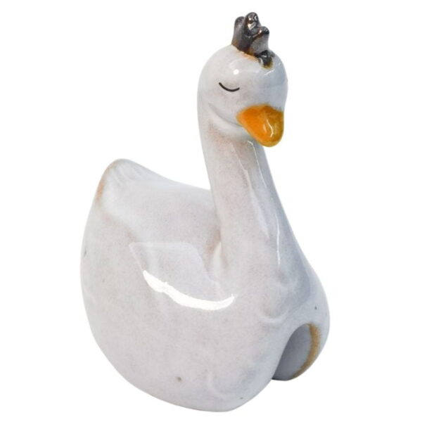 Swan Pot Hanger White 9cm - Love Shack Giftware (1)