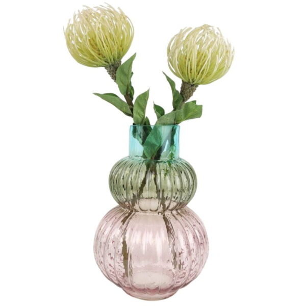 Tommy Orb Glass Vase Rose, Sage & Sky - Love Shack Giftware