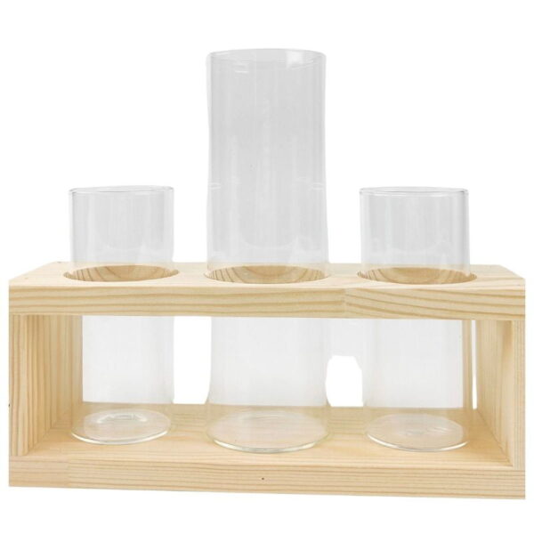 Triple Propagation Natural & Glass - Love Shack Giftware (1)