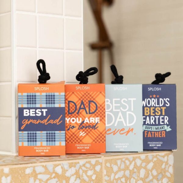 Splosh Fathers Day Soap on a Roap (2) - Love Shack Giftware