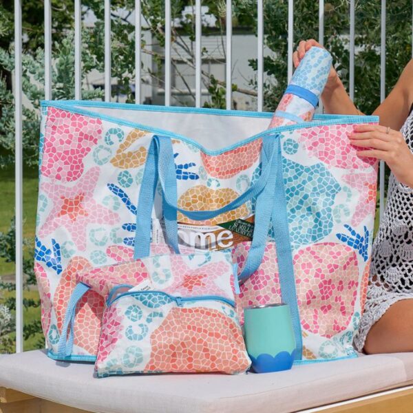 Beach Pouch – Shelly Beach - Love Shack Giftware (1)