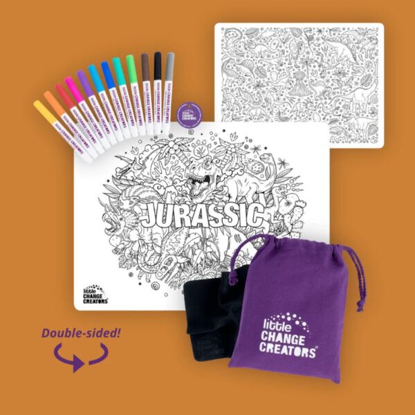 _JURASSIC Re-FUN-able™ Colouring Set - Love Shack Giftware (1)