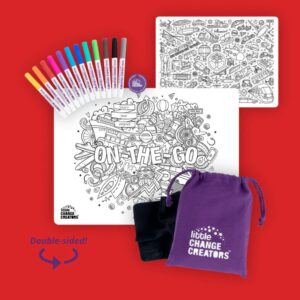 ON-THE-GO Re-FUN-able™ Colouring Set - Love Shack Giftware (2)