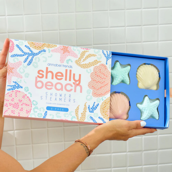 Shower Steamer Gift Box - Shelly Beach 6pc - Love Shack GIftware