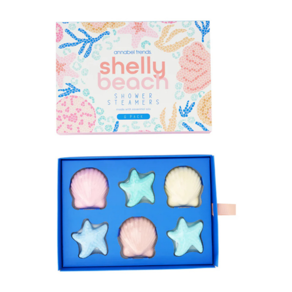 Shower Steamer Gift Box - Shelly Beach 6pc - Love Shack GIftware