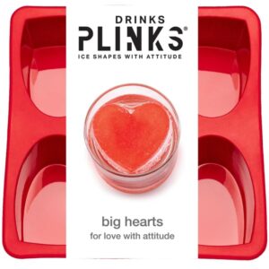 Drinks Plinks - Ice Cube Tray - Love HEARTS 2 - Love Shack Giftware