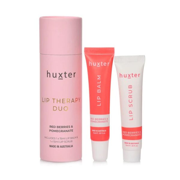 Huxter Lip Therapy Duo – Red Berries & Pomergranate - Love Shack Giftware