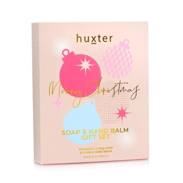 Huxter – Soap & Hand Balm Gift Box – Juniper, Lemon & Bergamot - Love Shack GIftware (2)