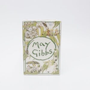 May Gibbs Gumnut Baby Book Vase Green 1 - Love Shack Giftware