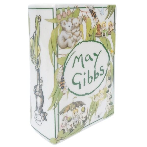 May Gibbs Gumnut Baby Book Vase Green - Love Shack Giftware