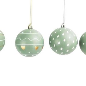 Scandi Baubles Hanging Decoration – Sage - Love Shack Giftware