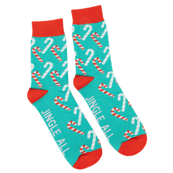 Splosh Christmas Candy Canes Socks - Love Shack Giftware