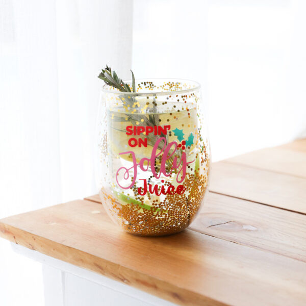 Splosh – Christmas Jolly Stemless Glass 3 - Love Shack Giftware