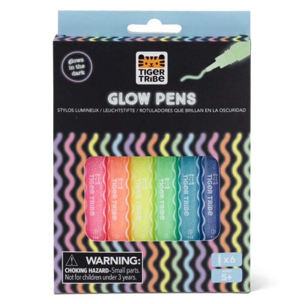 Tiger Tribe Glow Pens - Front - Love Shack Giftware