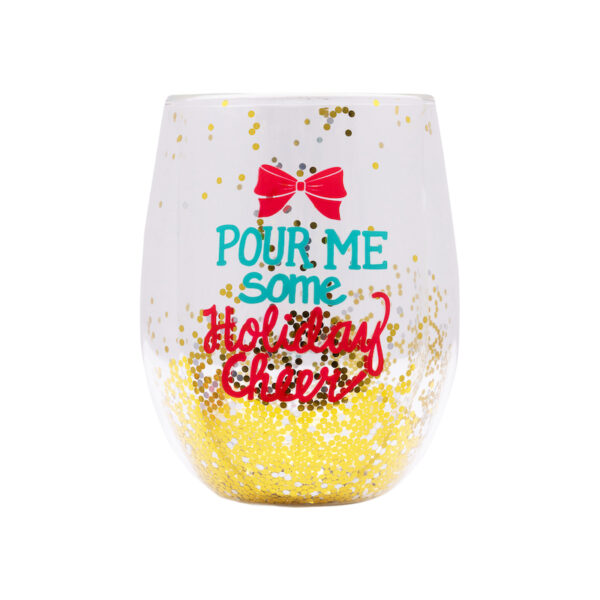 Splosh – Christmas Cheers Stemless Glass 2 - Love Shack Giftware